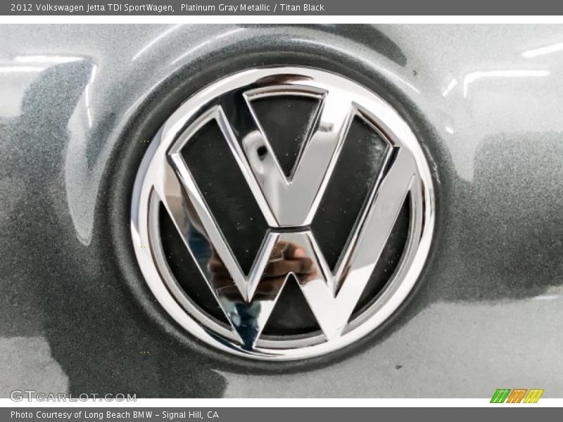 Platinum Gray Metallic / Titan Black 2012 Volkswagen Jetta TDI SportWagen