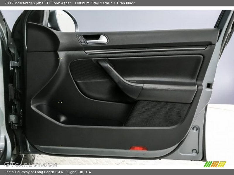 Platinum Gray Metallic / Titan Black 2012 Volkswagen Jetta TDI SportWagen