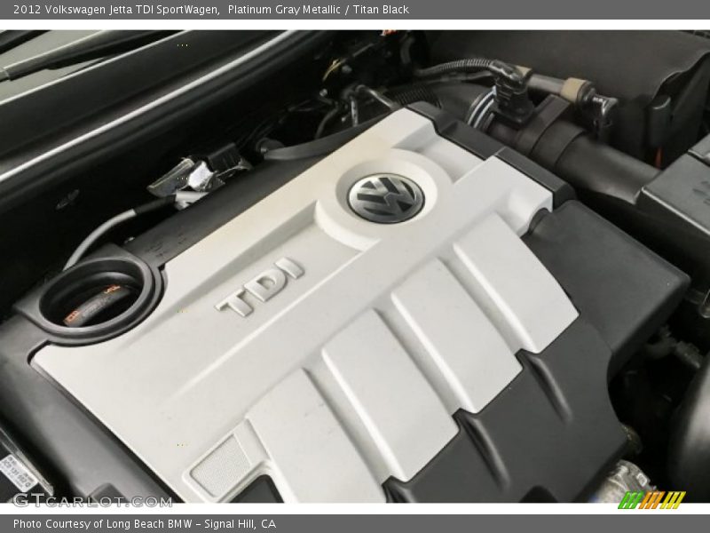 Platinum Gray Metallic / Titan Black 2012 Volkswagen Jetta TDI SportWagen