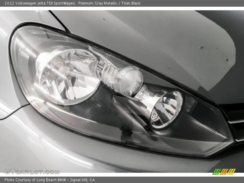 Platinum Gray Metallic / Titan Black 2012 Volkswagen Jetta TDI SportWagen