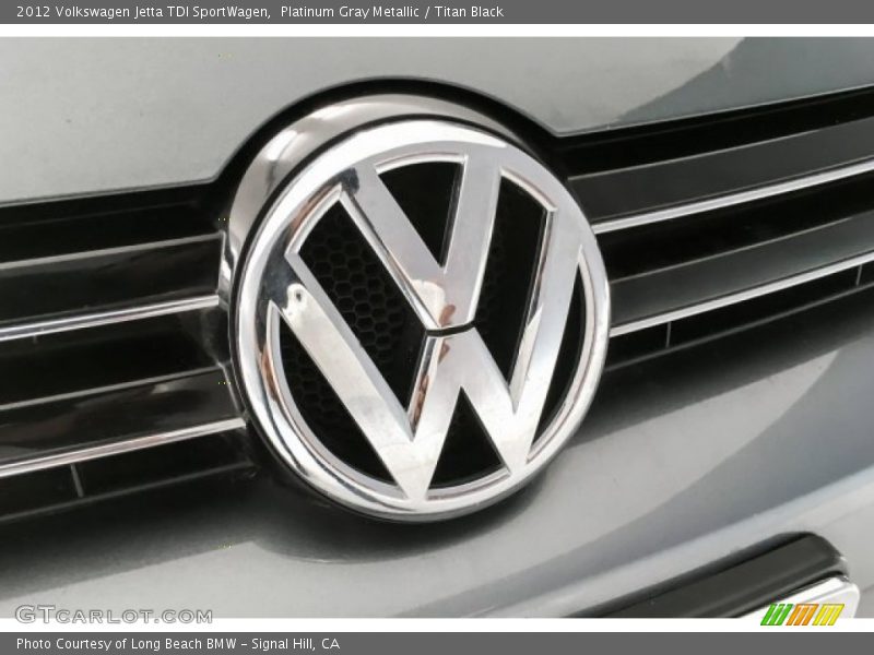 Platinum Gray Metallic / Titan Black 2012 Volkswagen Jetta TDI SportWagen