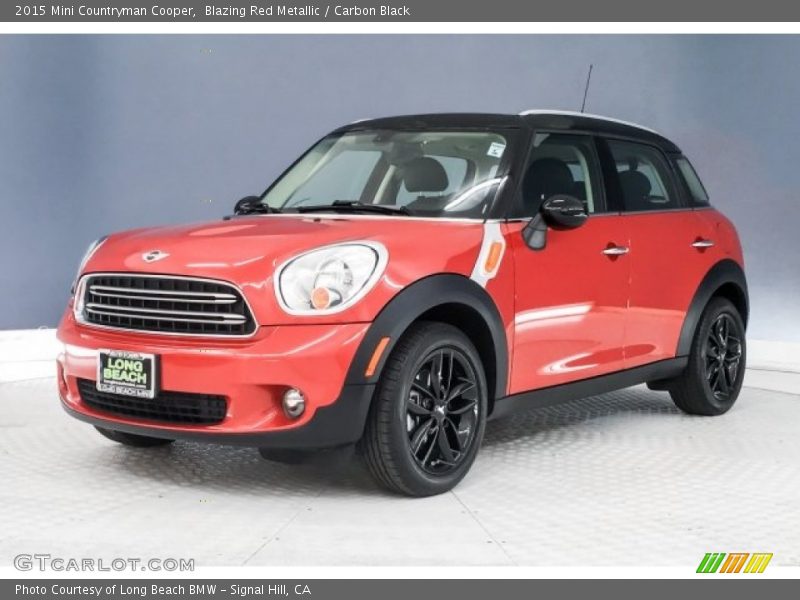 Blazing Red Metallic / Carbon Black 2015 Mini Countryman Cooper