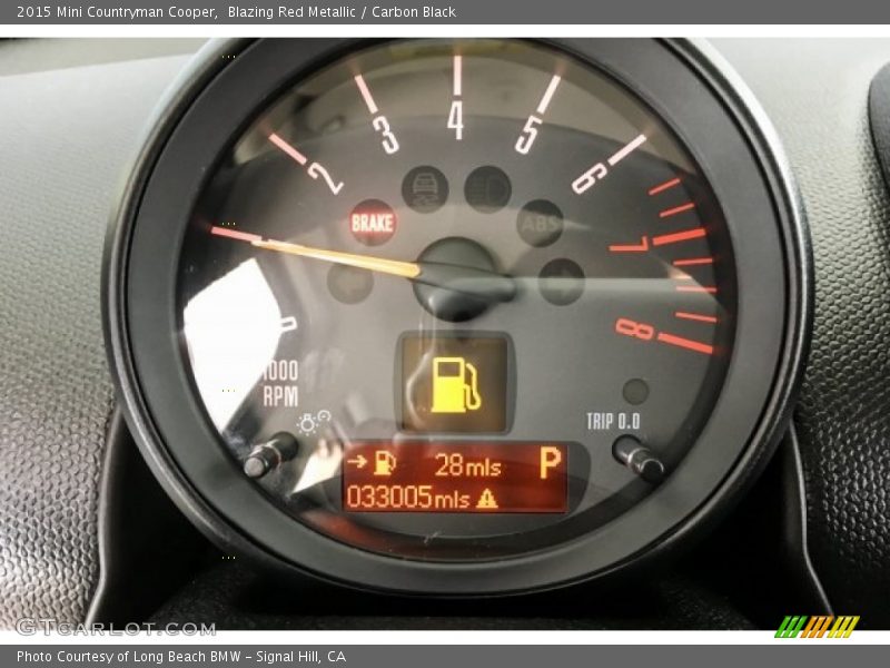 Blazing Red Metallic / Carbon Black 2015 Mini Countryman Cooper