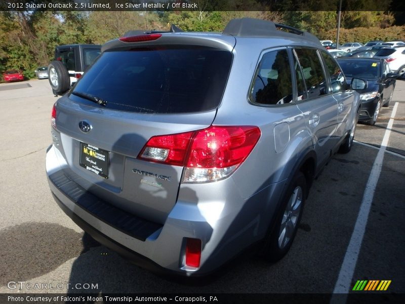 Ice Silver Metallic / Off Black 2012 Subaru Outback 2.5i Limited