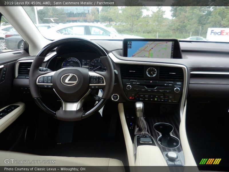 Dashboard of 2019 RX 450hL AWD