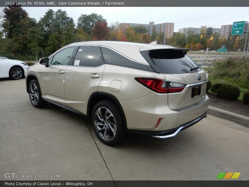  2019 RX 450hL AWD Satin Cashmere Metallic