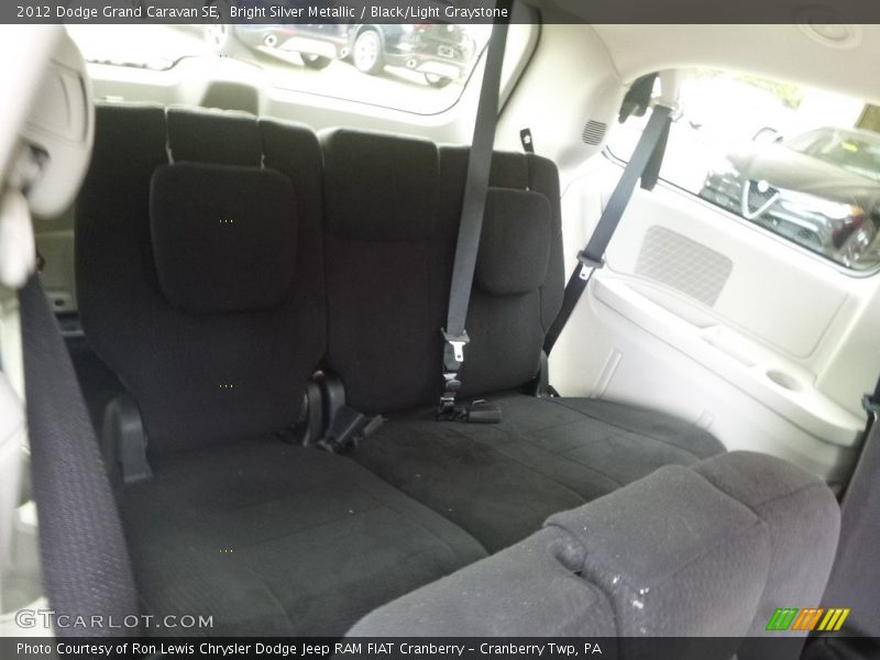 Bright Silver Metallic / Black/Light Graystone 2012 Dodge Grand Caravan SE