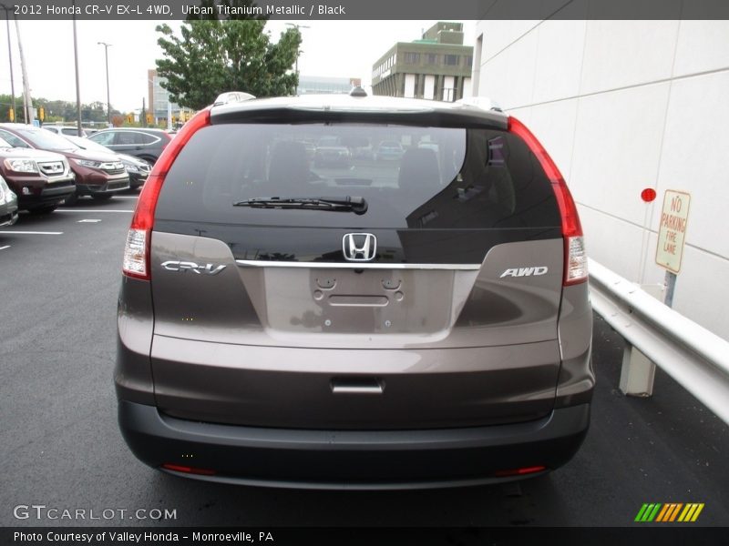 Urban Titanium Metallic / Black 2012 Honda CR-V EX-L 4WD