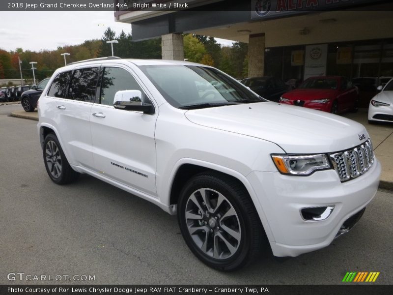 Bright White / Black 2018 Jeep Grand Cherokee Overland 4x4