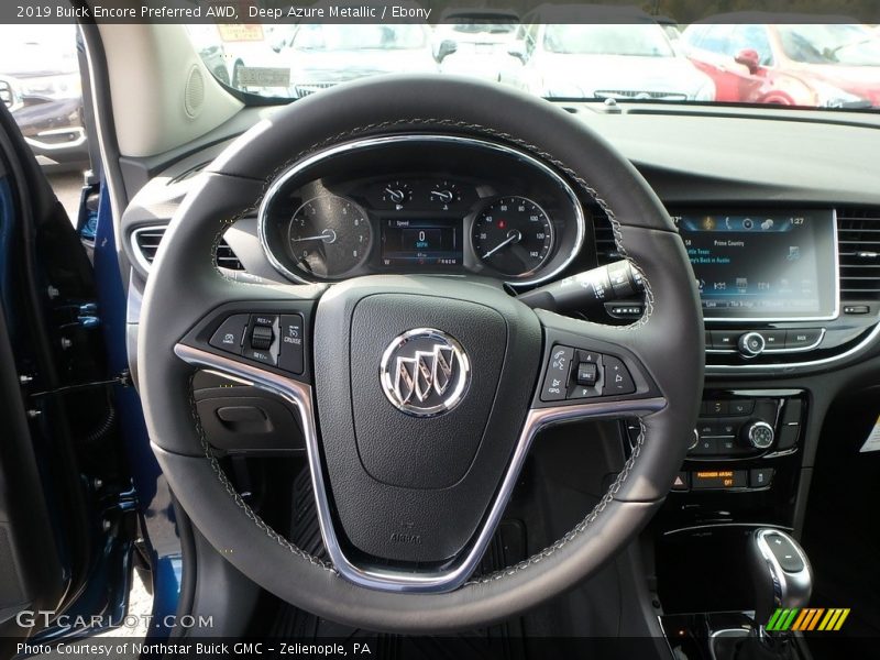 Deep Azure Metallic / Ebony 2019 Buick Encore Preferred AWD