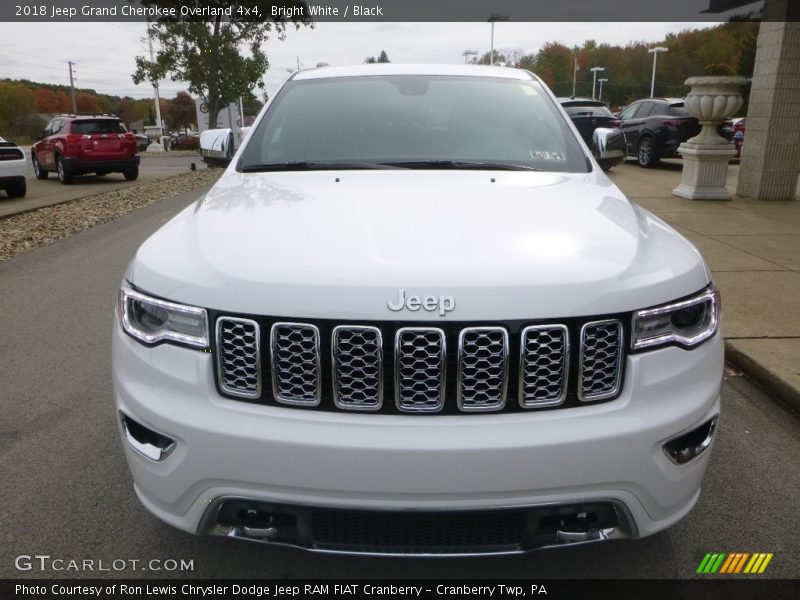Bright White / Black 2018 Jeep Grand Cherokee Overland 4x4