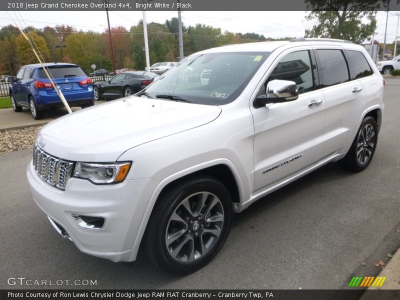 Bright White / Black 2018 Jeep Grand Cherokee Overland 4x4