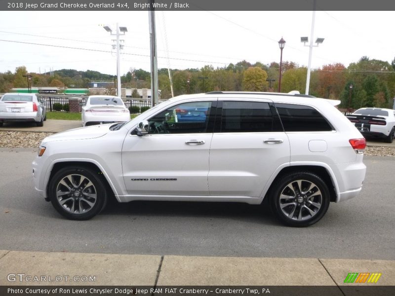Bright White / Black 2018 Jeep Grand Cherokee Overland 4x4