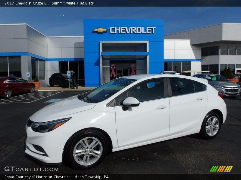 Summit White / Jet Black 2017 Chevrolet Cruze LT