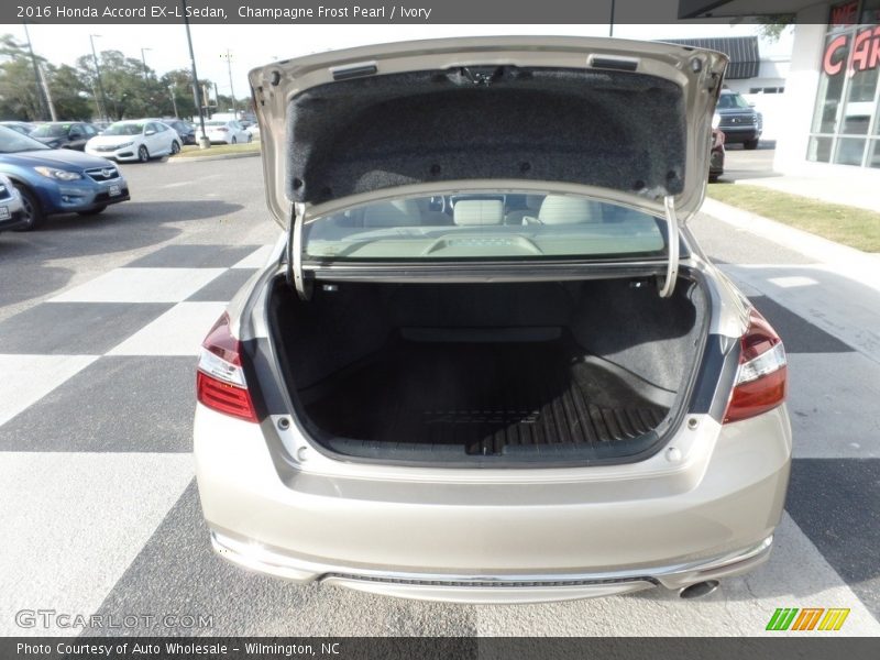 Champagne Frost Pearl / Ivory 2016 Honda Accord EX-L Sedan