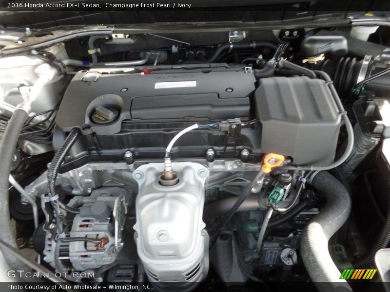 Champagne Frost Pearl / Ivory 2016 Honda Accord EX-L Sedan