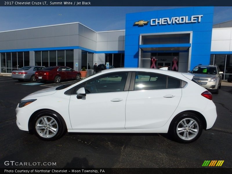 Summit White / Jet Black 2017 Chevrolet Cruze LT