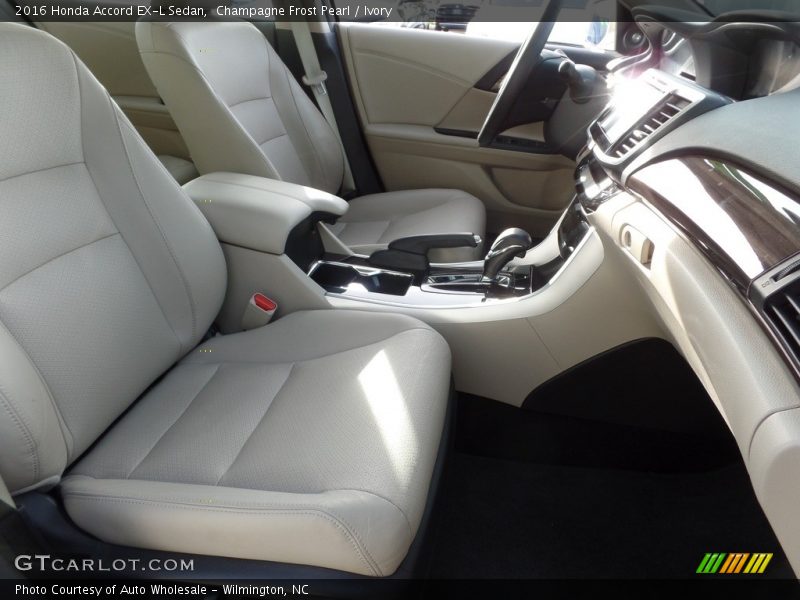 Champagne Frost Pearl / Ivory 2016 Honda Accord EX-L Sedan