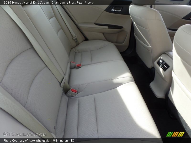 Champagne Frost Pearl / Ivory 2016 Honda Accord EX-L Sedan