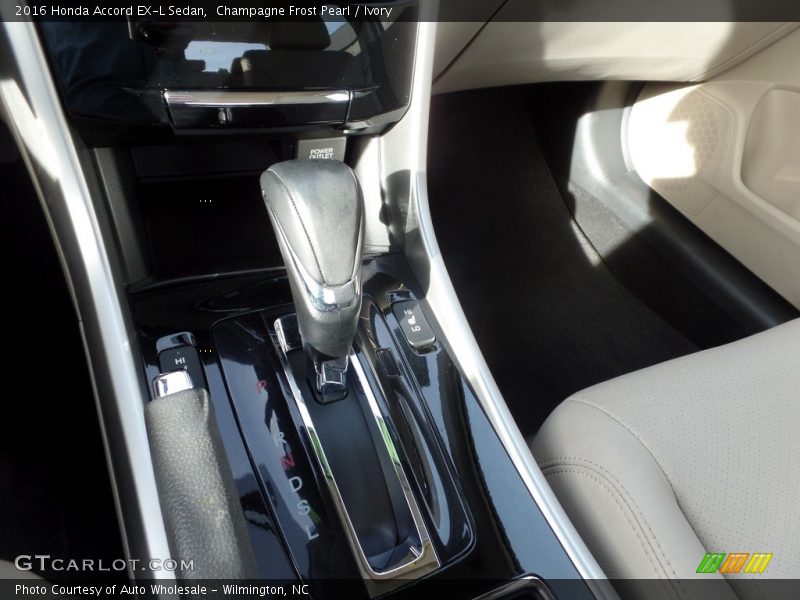 Champagne Frost Pearl / Ivory 2016 Honda Accord EX-L Sedan