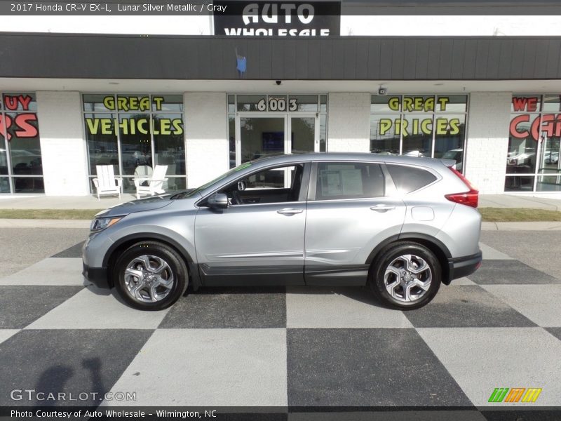 Lunar Silver Metallic / Gray 2017 Honda CR-V EX-L