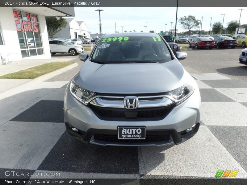 Lunar Silver Metallic / Gray 2017 Honda CR-V EX-L
