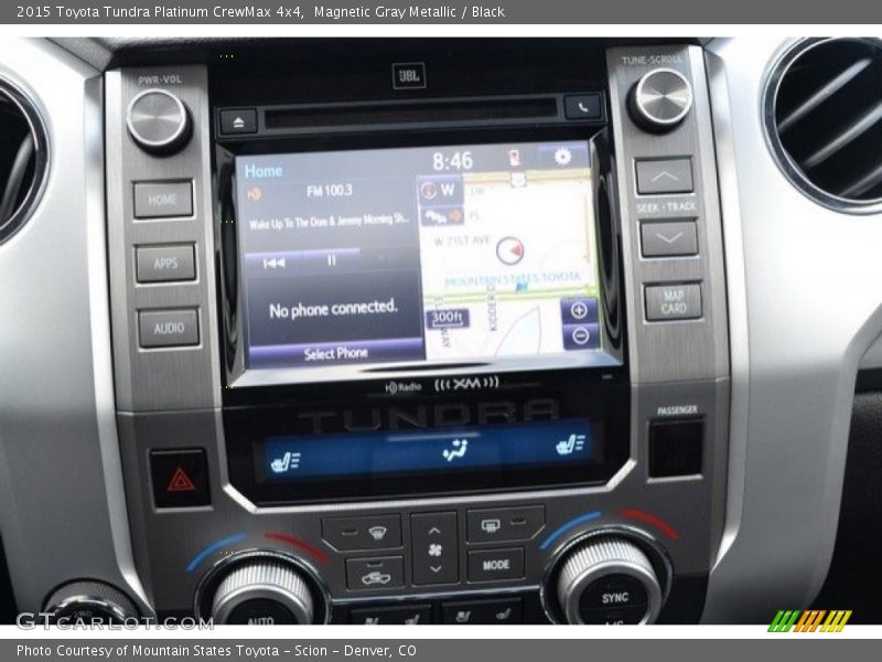 Magnetic Gray Metallic / Black 2015 Toyota Tundra Platinum CrewMax 4x4