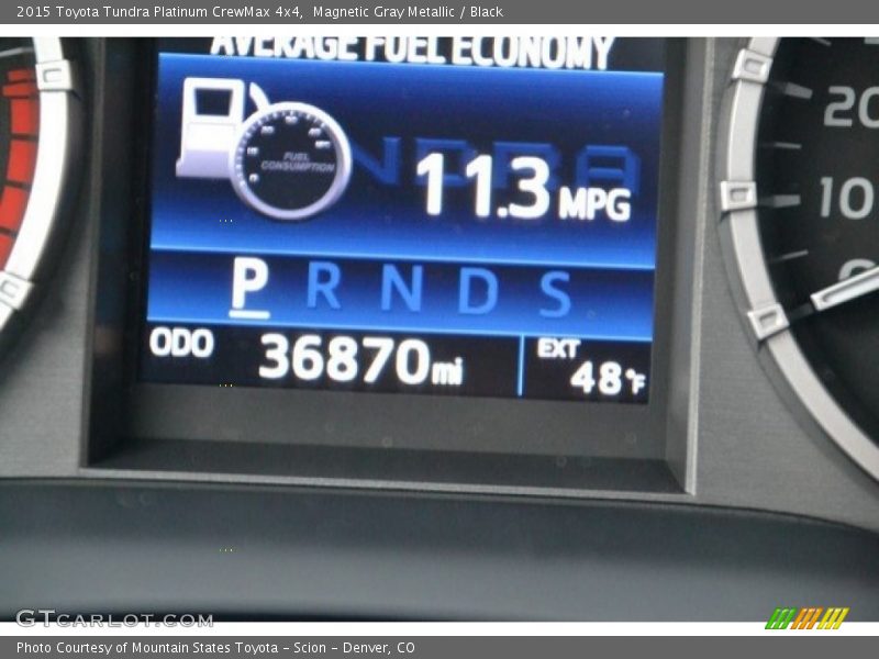 Magnetic Gray Metallic / Black 2015 Toyota Tundra Platinum CrewMax 4x4
