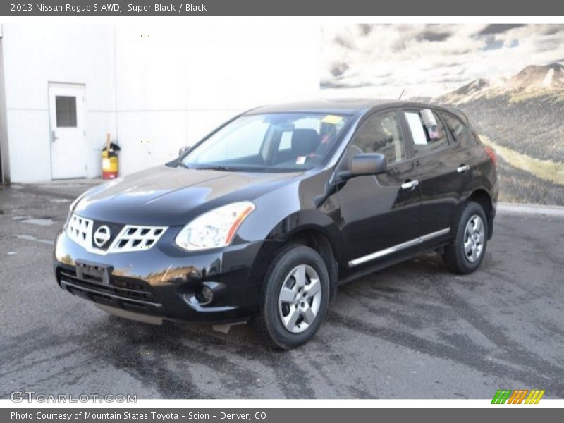 Super Black / Black 2013 Nissan Rogue S AWD