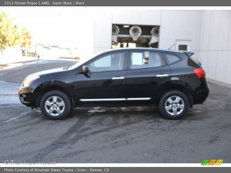 Super Black / Black 2013 Nissan Rogue S AWD