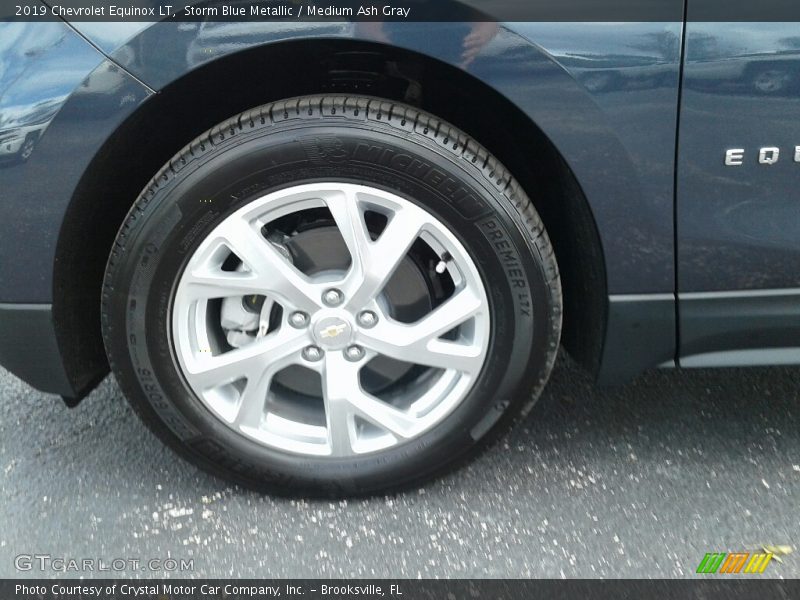 Storm Blue Metallic / Medium Ash Gray 2019 Chevrolet Equinox LT