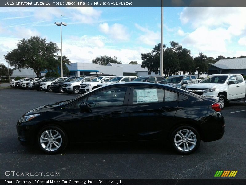 Mosaic Black Metallic / Jet Black/­Galvanized 2019 Chevrolet Cruze LS
