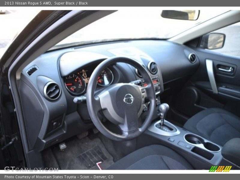 Super Black / Black 2013 Nissan Rogue S AWD