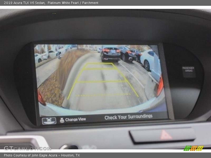 Platinum White Pearl / Parchment 2019 Acura TLX V6 Sedan