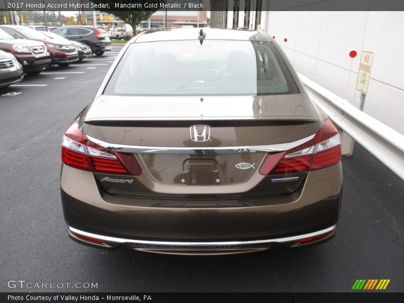 Mandarin Gold Metallic / Black 2017 Honda Accord Hybrid Sedan