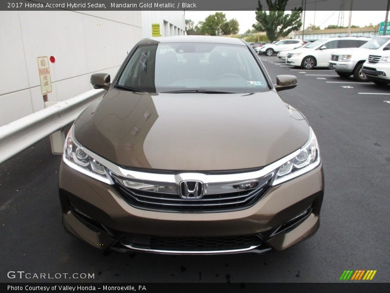 Mandarin Gold Metallic / Black 2017 Honda Accord Hybrid Sedan