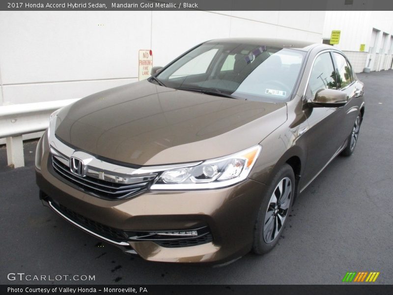 Mandarin Gold Metallic / Black 2017 Honda Accord Hybrid Sedan