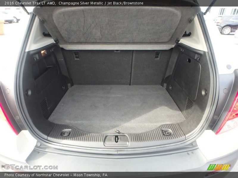 Champagne Silver Metallic / Jet Black/Brownstone 2016 Chevrolet Trax LT AWD