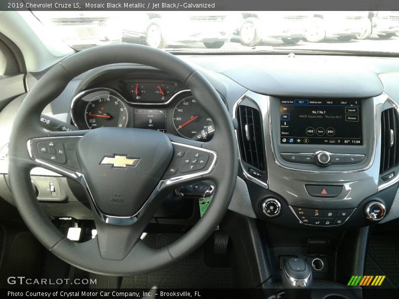 Mosaic Black Metallic / Jet Black/­Galvanized 2019 Chevrolet Cruze LS