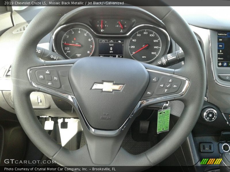 Mosaic Black Metallic / Jet Black/­Galvanized 2019 Chevrolet Cruze LS