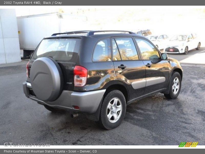 Black / Gray 2002 Toyota RAV4 4WD