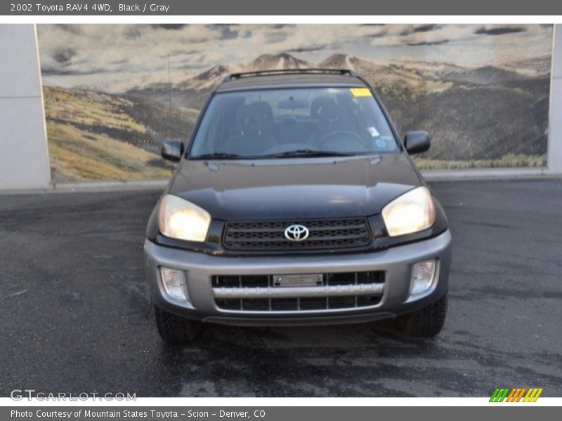 Black / Gray 2002 Toyota RAV4 4WD