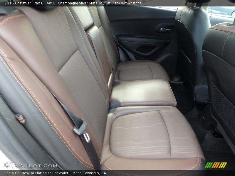 Champagne Silver Metallic / Jet Black/Brownstone 2016 Chevrolet Trax LT AWD