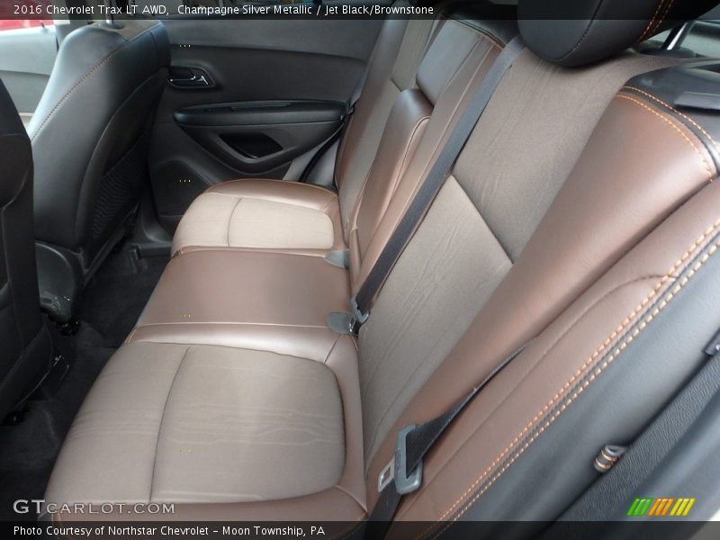 Champagne Silver Metallic / Jet Black/Brownstone 2016 Chevrolet Trax LT AWD