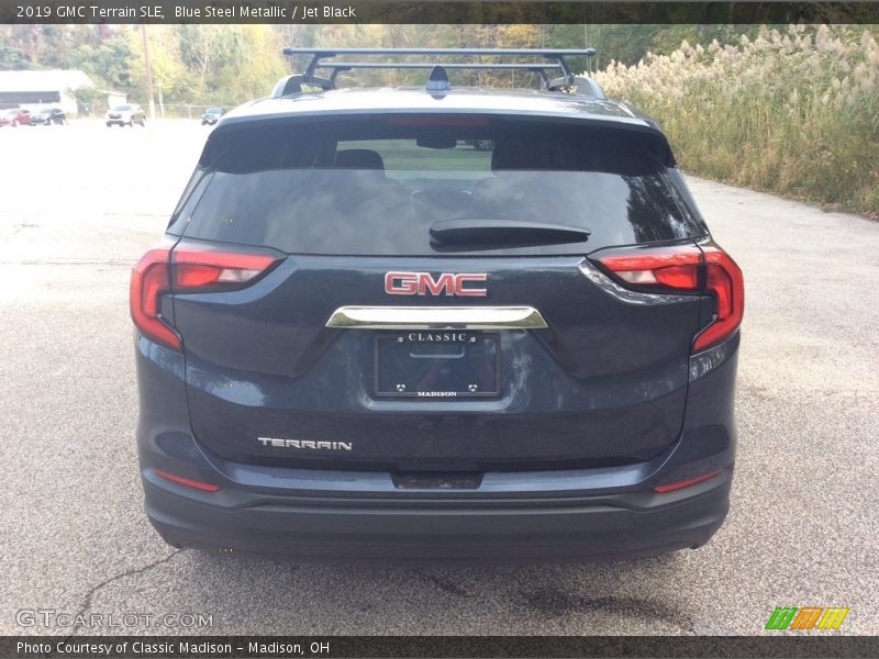 Blue Steel Metallic / Jet Black 2019 GMC Terrain SLE