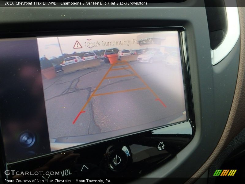 Champagne Silver Metallic / Jet Black/Brownstone 2016 Chevrolet Trax LT AWD