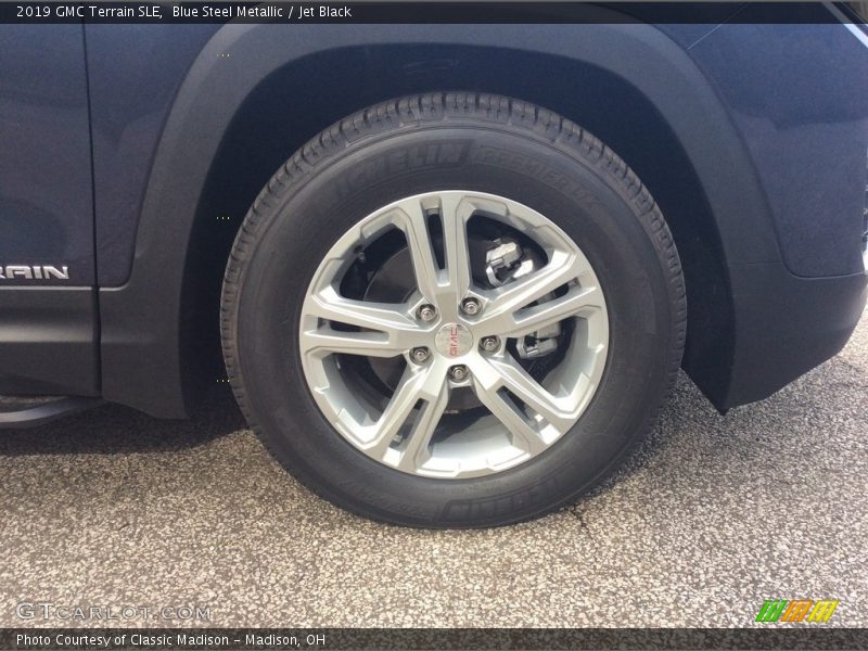 Blue Steel Metallic / Jet Black 2019 GMC Terrain SLE