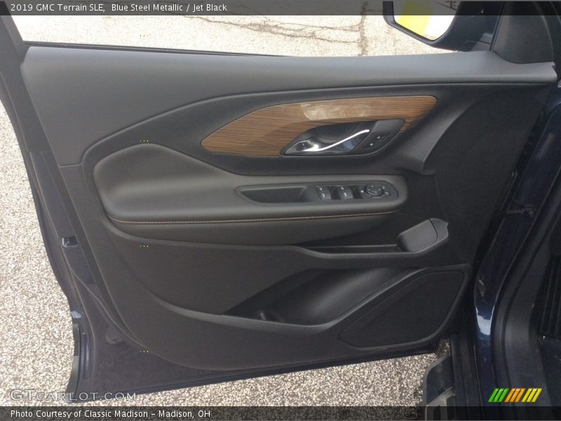 Blue Steel Metallic / Jet Black 2019 GMC Terrain SLE