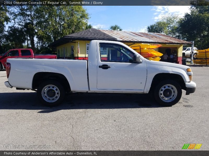 Summit White / Ebony 2009 Chevrolet Colorado LT Regular Cab
