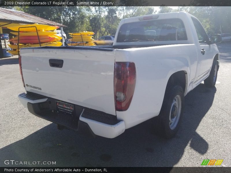 Summit White / Ebony 2009 Chevrolet Colorado LT Regular Cab